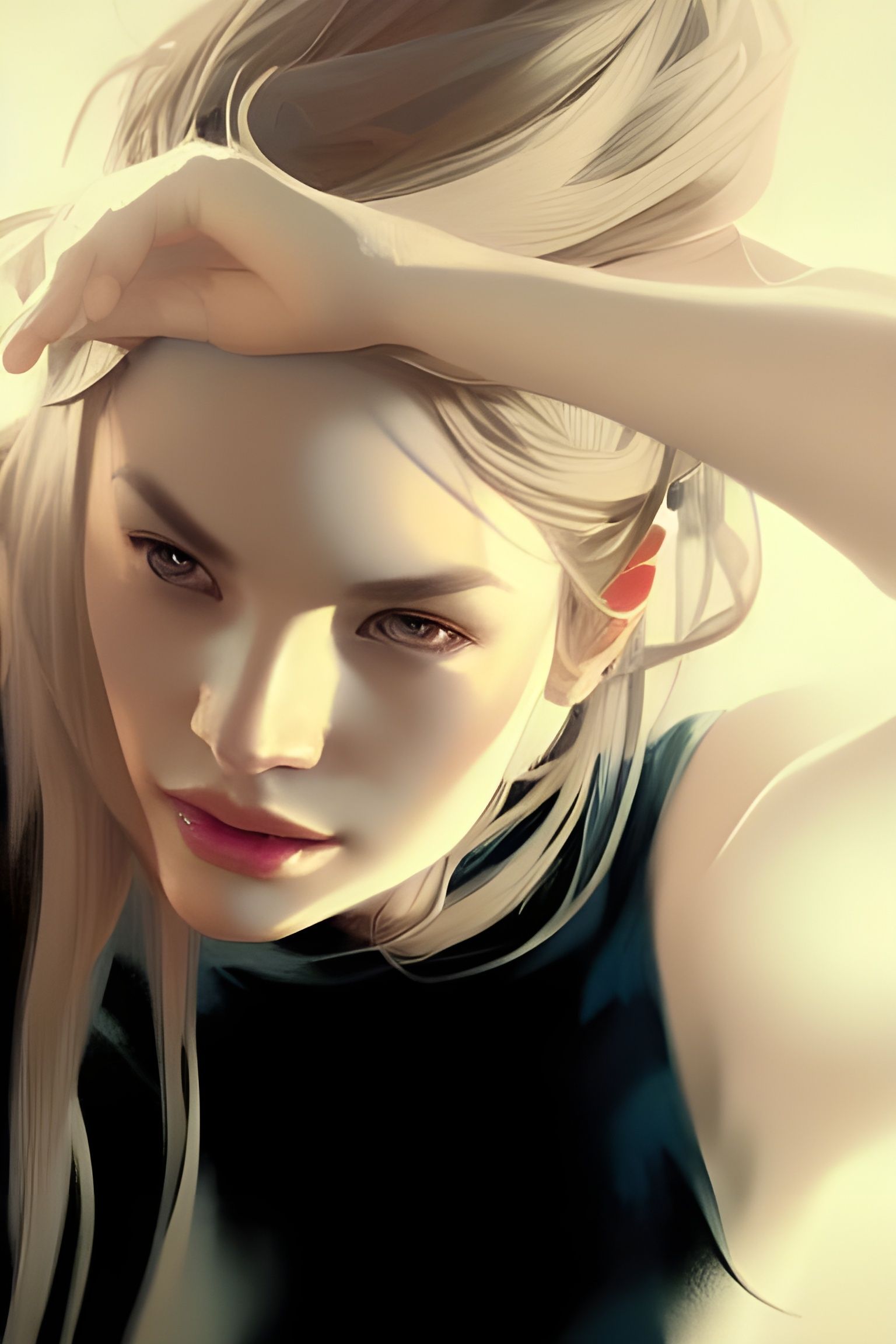 Renaissance Portrait in Hyperdetailed Style