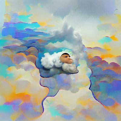 Abstract Image Generated From Blank Prompt