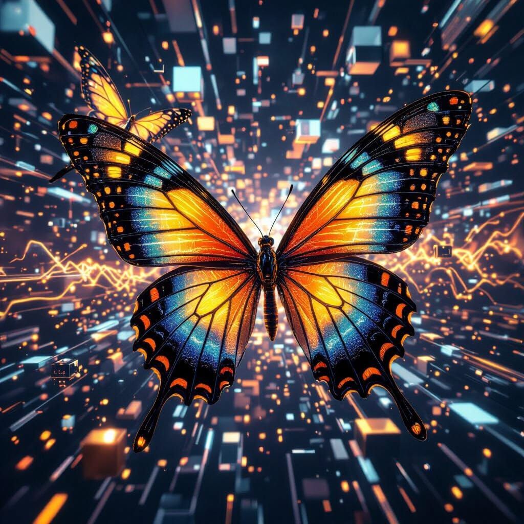 Biomechanical Butterflies in Cosmic Flight