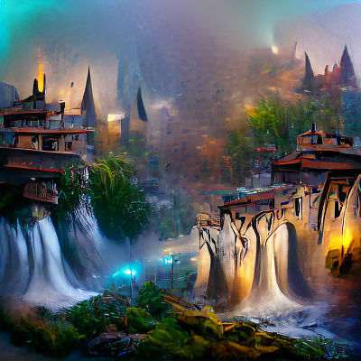 Enchanting Elven Realm of Ancient Forests