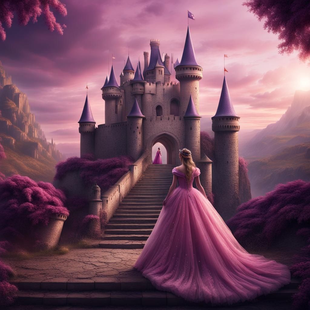 Princess Meets Prince: A Digital Matte Painting