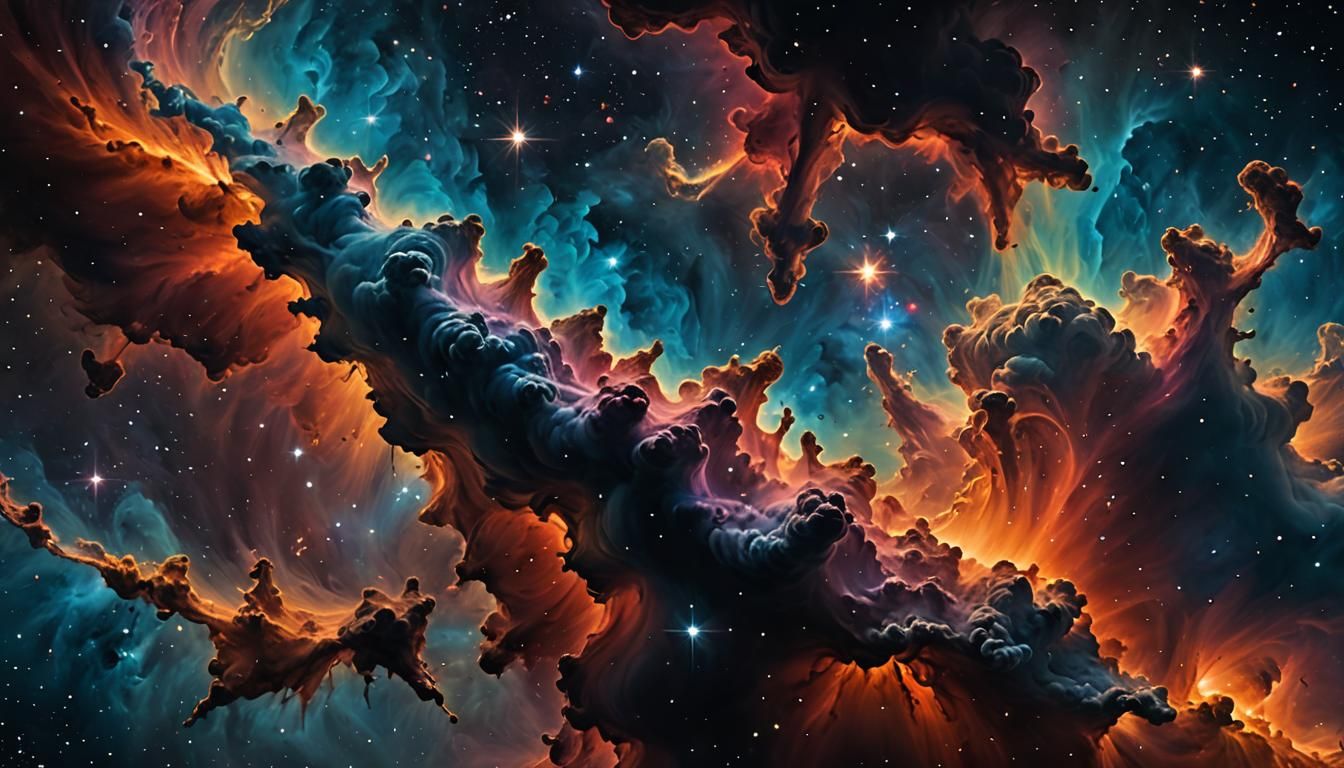 Nebula Number 555 in Photorealistic Style