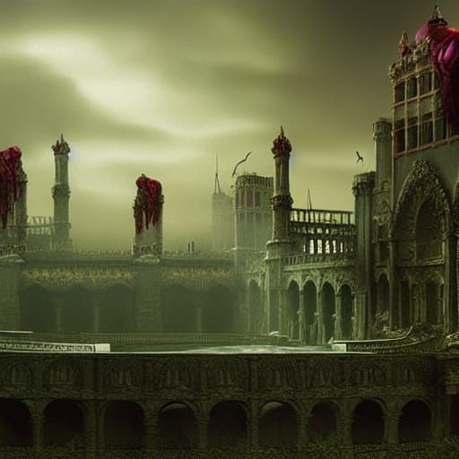 Epic King Crimson Digital Matte Painting