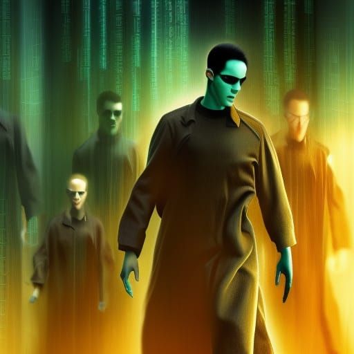 Detailed Matte Painting of the Matrix