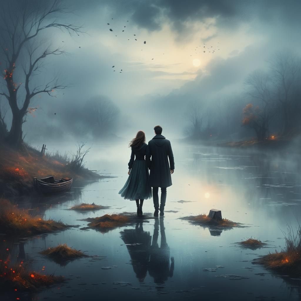 Stille Zweisamkeit im Morgengrauen”