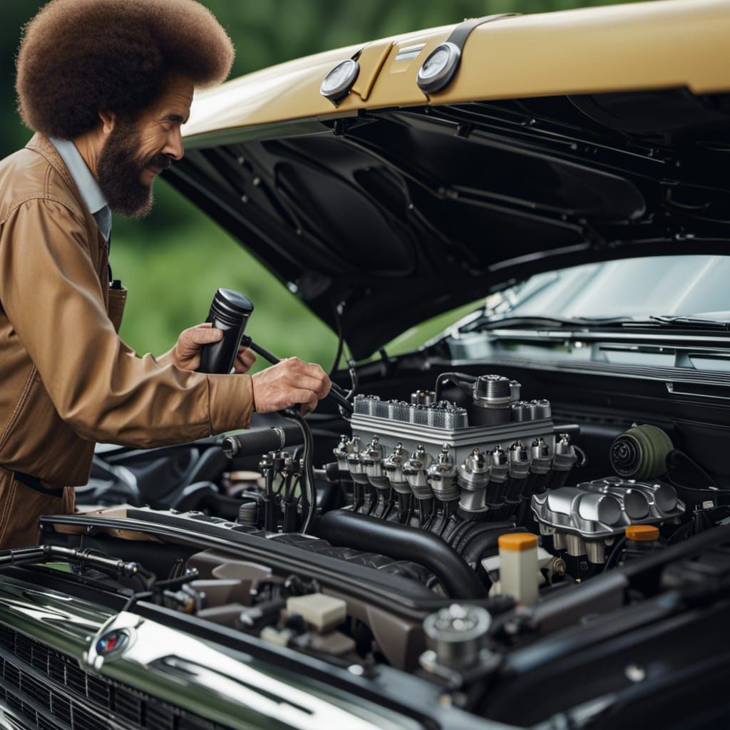 Bob Ross: The Mechanic - Photorealistic Car Engine Repair