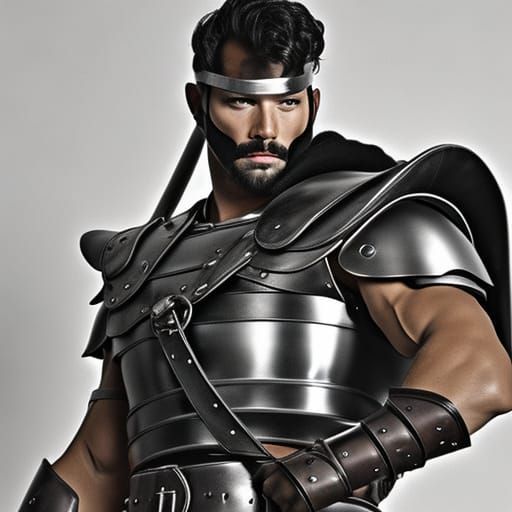 Roman Gladiator in Erotic Art Style