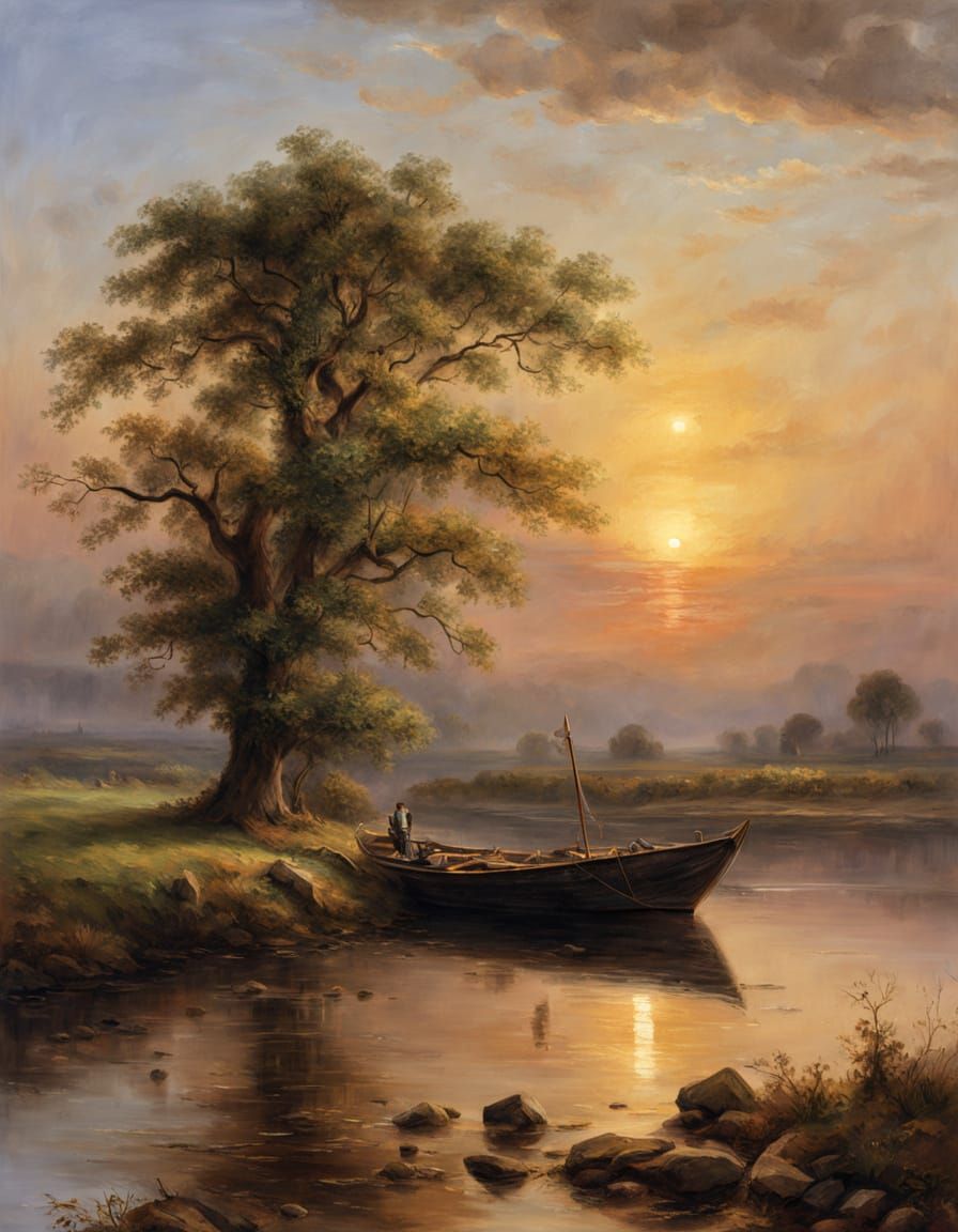 Golden Hour on the Orinoco River