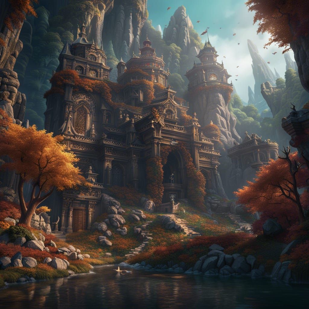 Wild Spirit Fantasy Concept Art in 8K