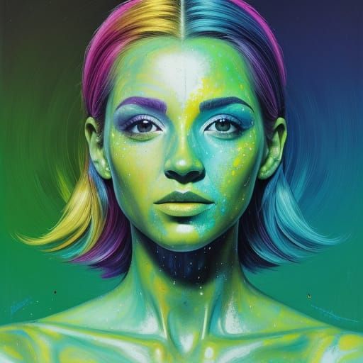 Renaissance Oil Portrait With Golden Lighting