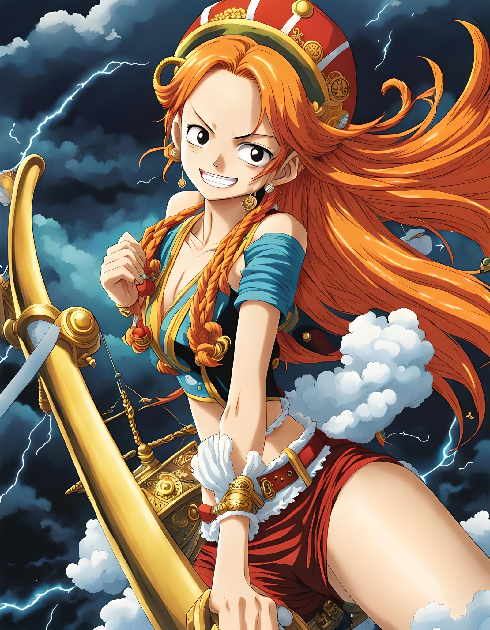 ❤️ Nami from One Piece fan art