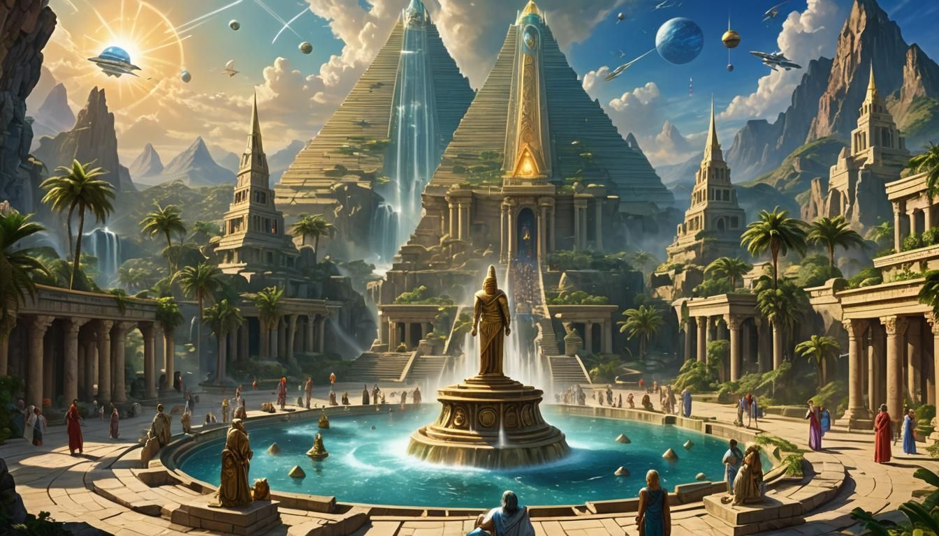 Advanced Healing Session in Futuristic Atlantis