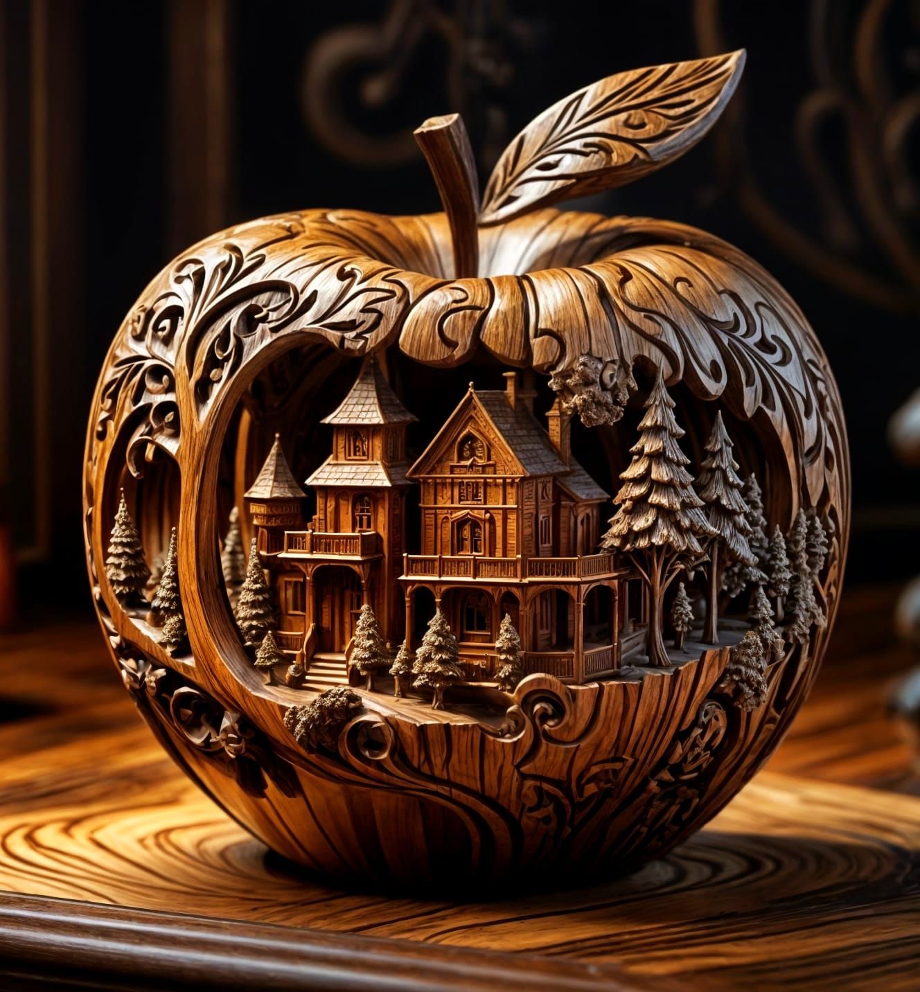 Enchanted Core: A Village in Wood