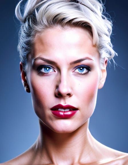 Glass and Pearl Goddess in Hyperrealistic Style