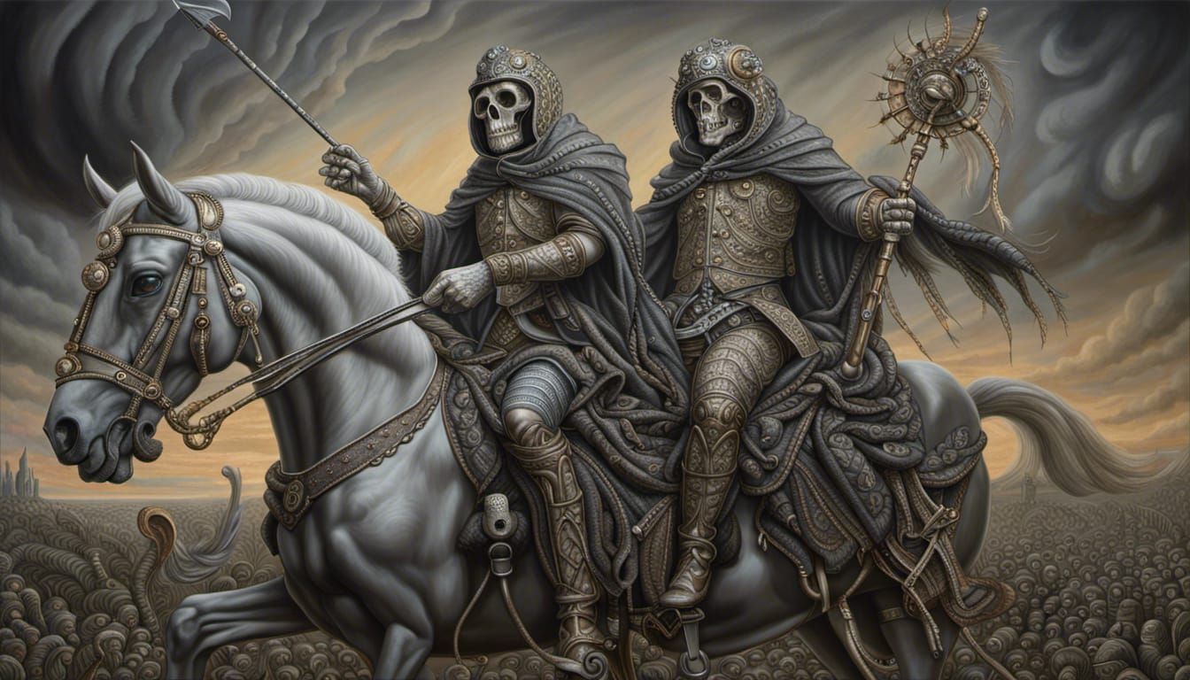 Pestilence, first horseman of the apocalypse