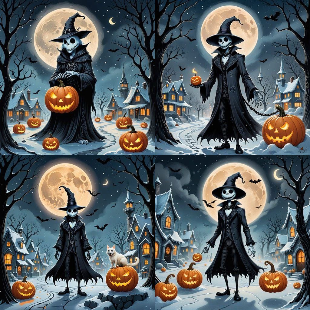 Zero the Ghost Dog in Halloween Town Tattoo Art