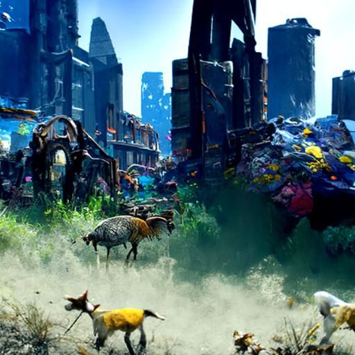 Evolved Animals Rule Post-Apocalyptic World