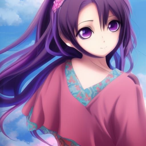 Anime Style Maya Character Art