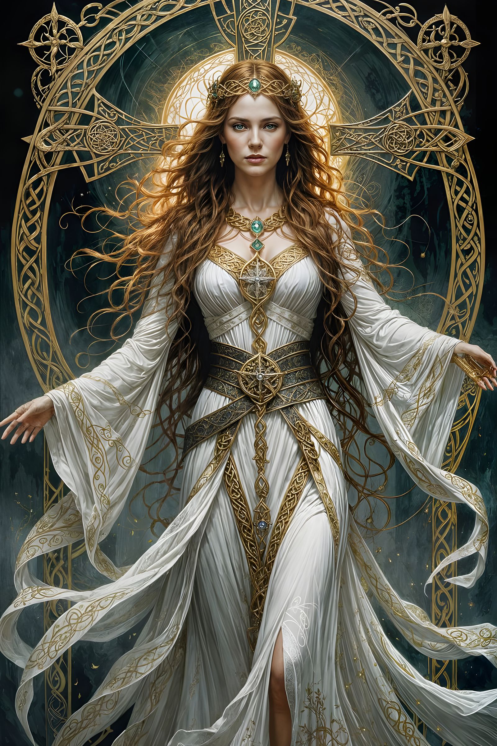Brighid, Celtic goddess of fire and inspiration