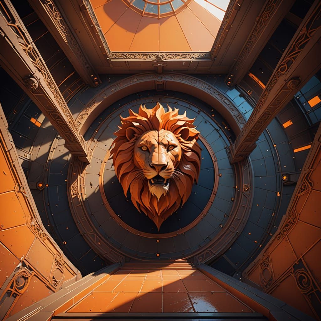 Terracotta Tiled Upper Landing with Desert View