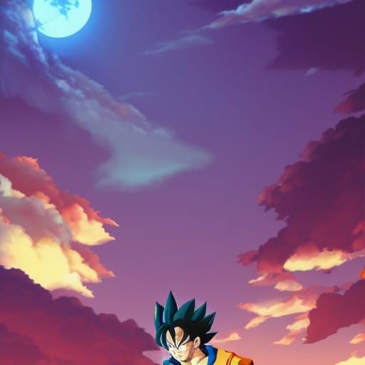 Dragon Ball in Studio Ghibli Anime Style
