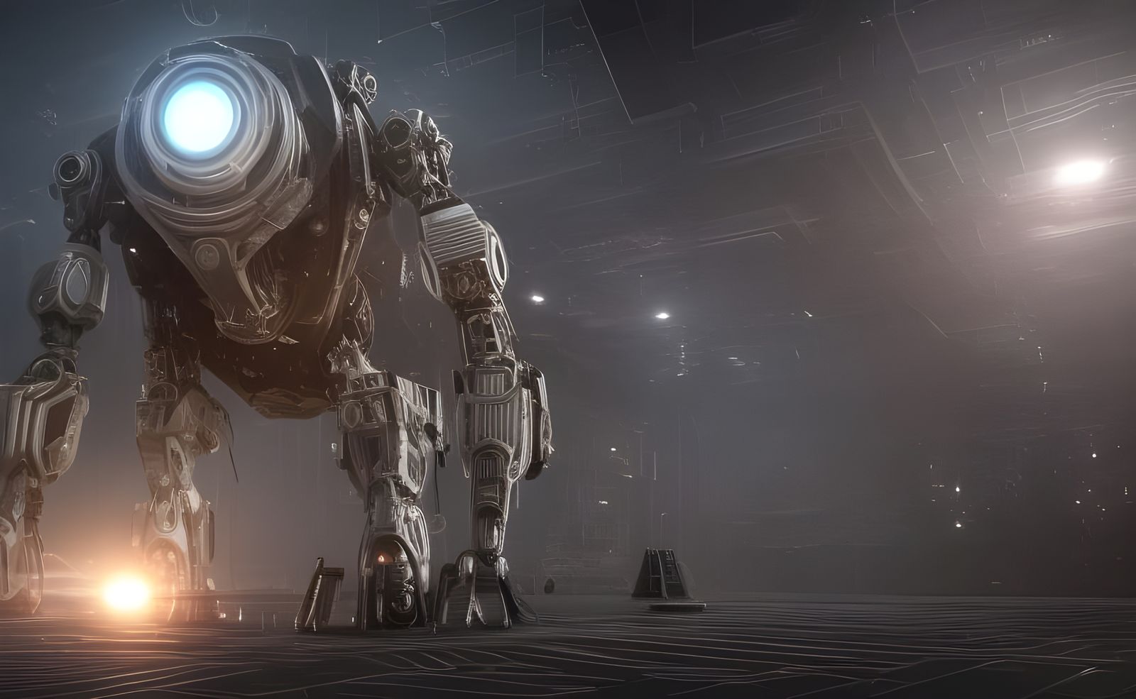Futuristic Sci-Fi Mechs in Cinematic Detail