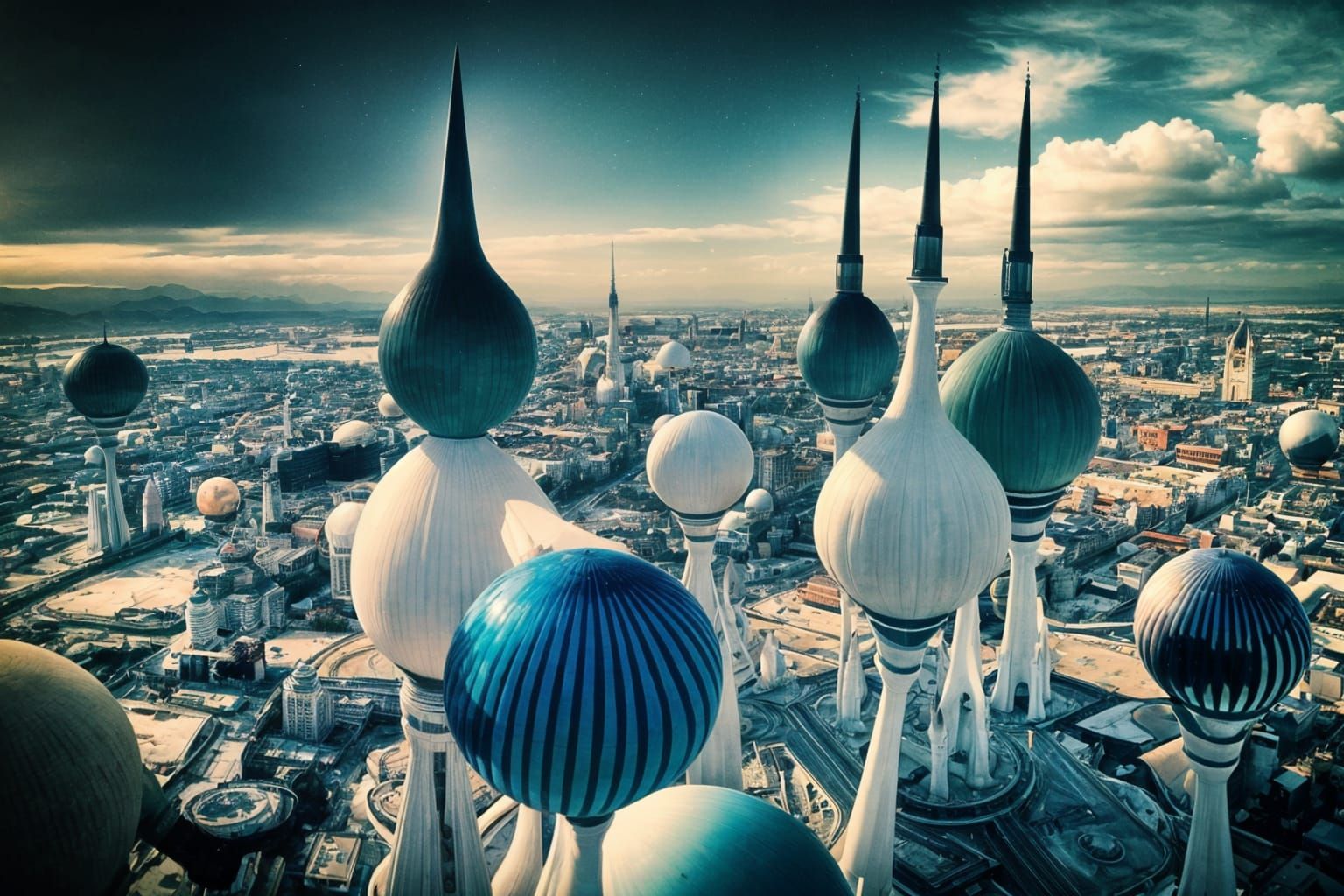Abstract Illusionism: Stratospheric Spires and Saturated Col...