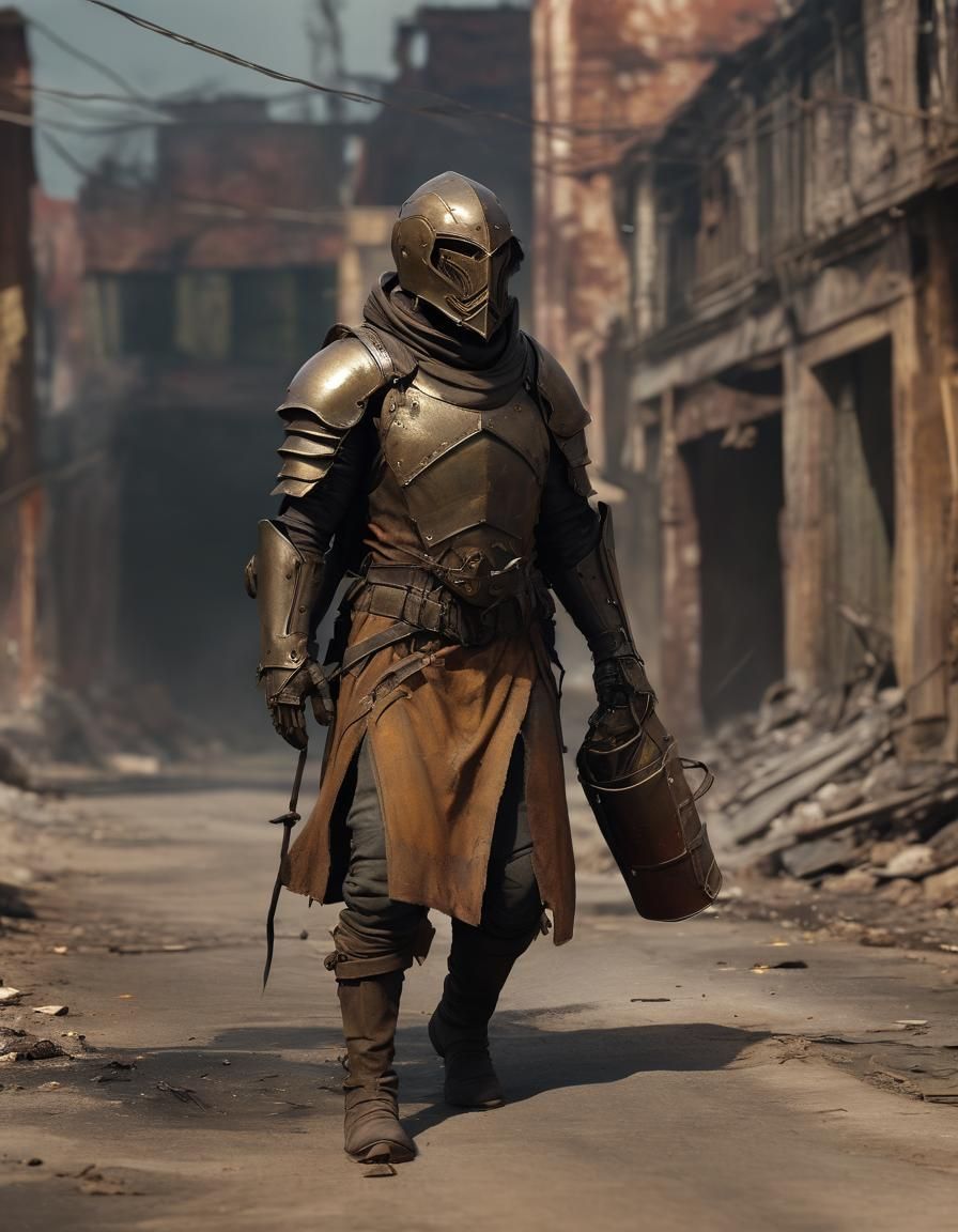 Lonesome isolated future knight