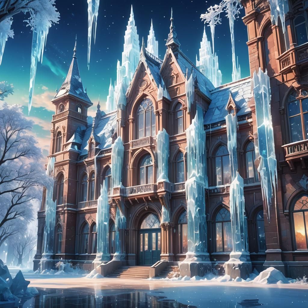 Frozen School in the North: Anime Key Visual