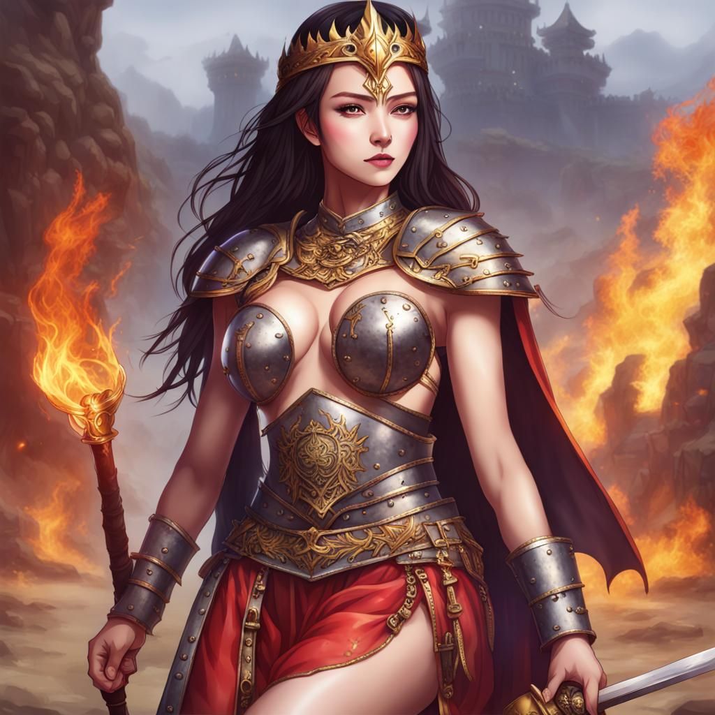 Warrior Queen's Kingdom: A Regal Portrait