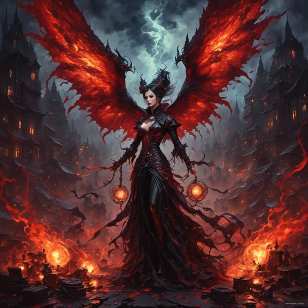 Abstract LoRA Fusion: A Vibrant AI Artwork