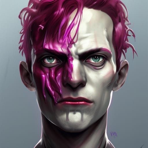 Demonic Scientist Portrait in Hyperdetailed Style