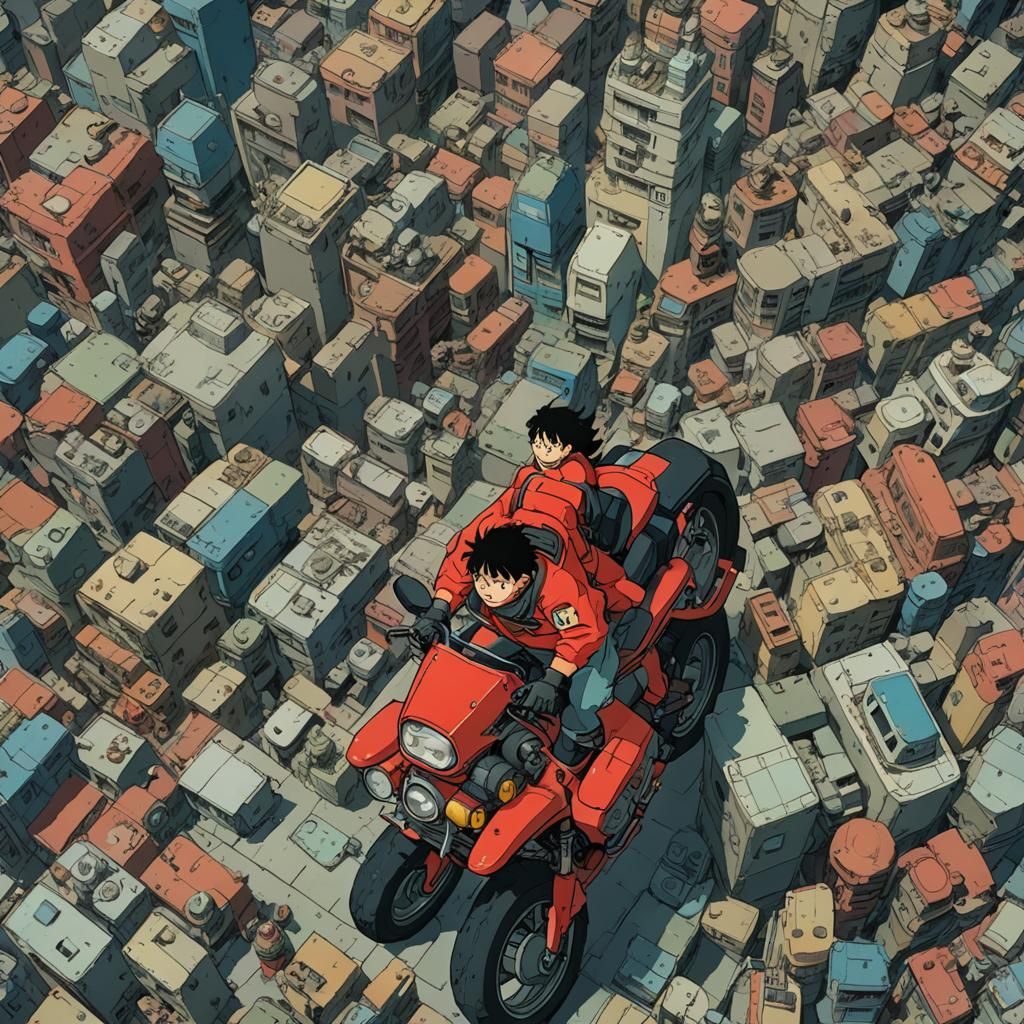 Akira Reimagined as Ghibli Animation