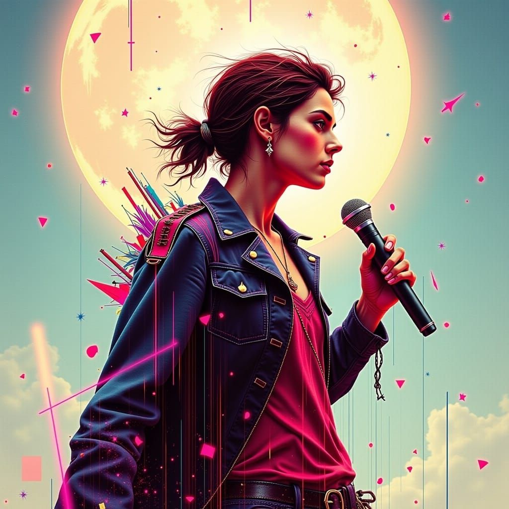 Abstract Indigo Core Design