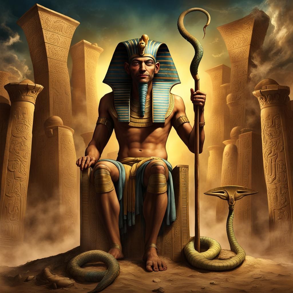 Geb, Egyptian God of Earth and Snakes