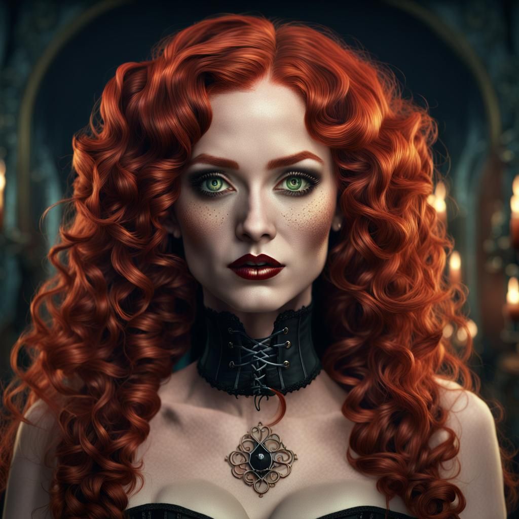 Beautiful Witch in New Orleans: Fantasy Concept Art