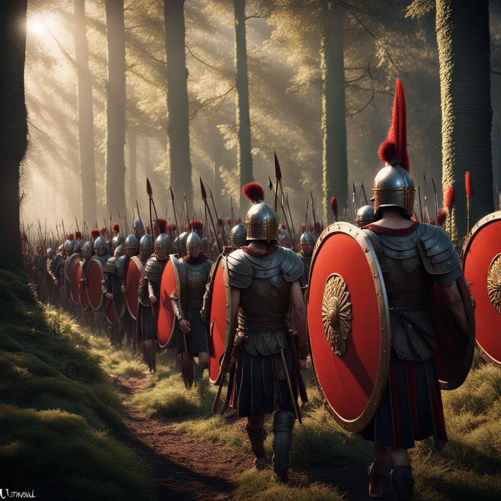 A Roman Legion on the March