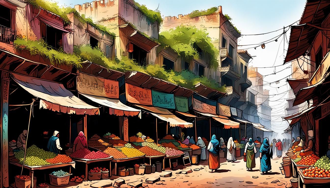 Evolution of a Marketplace into Forgotten Bazaar