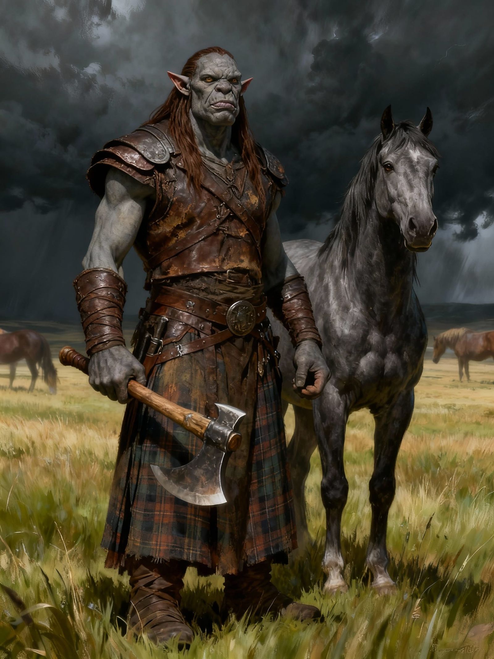 Medieval Knight with Slender Build and Leather Armor