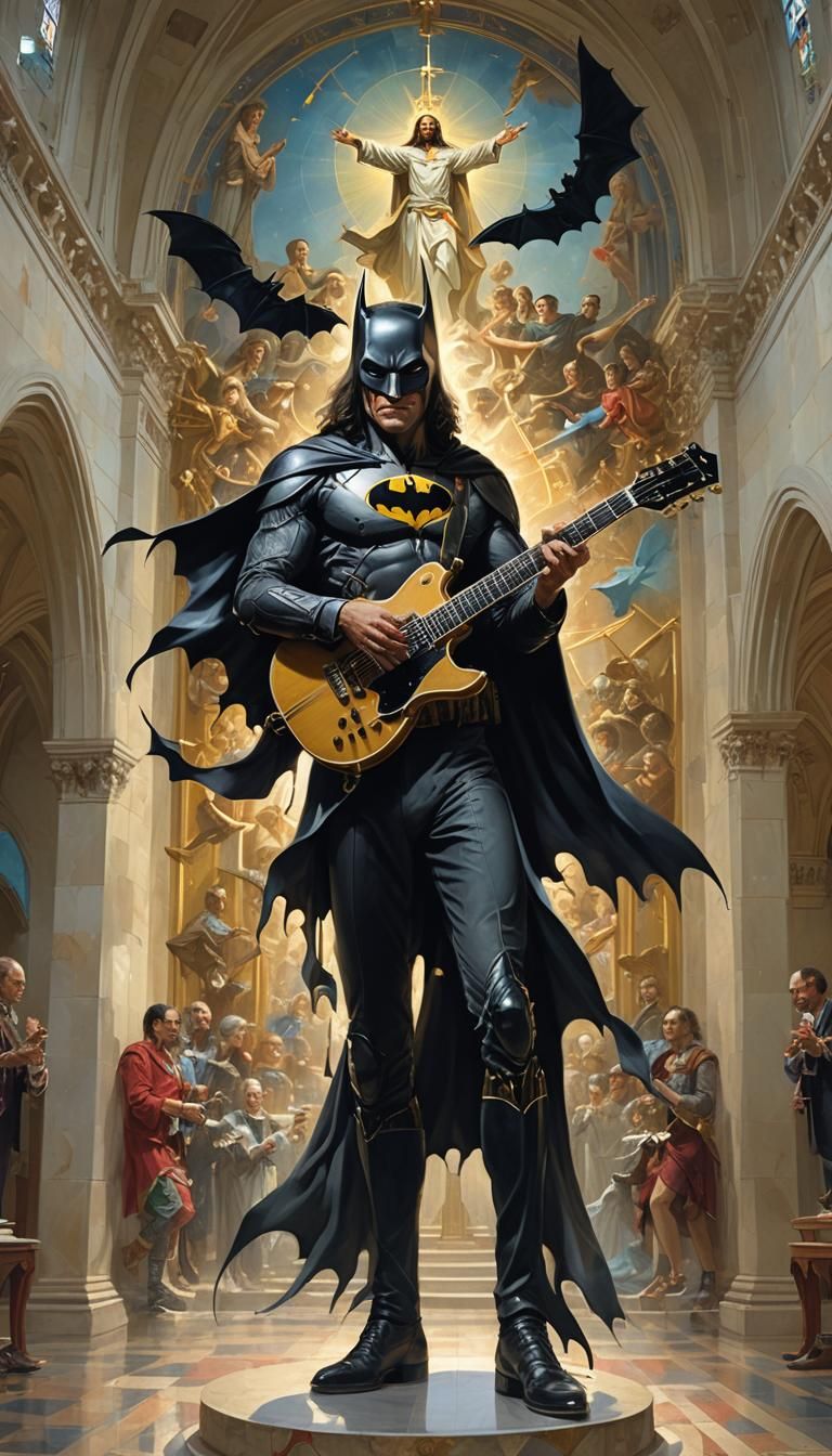 Batchrist performing at the church