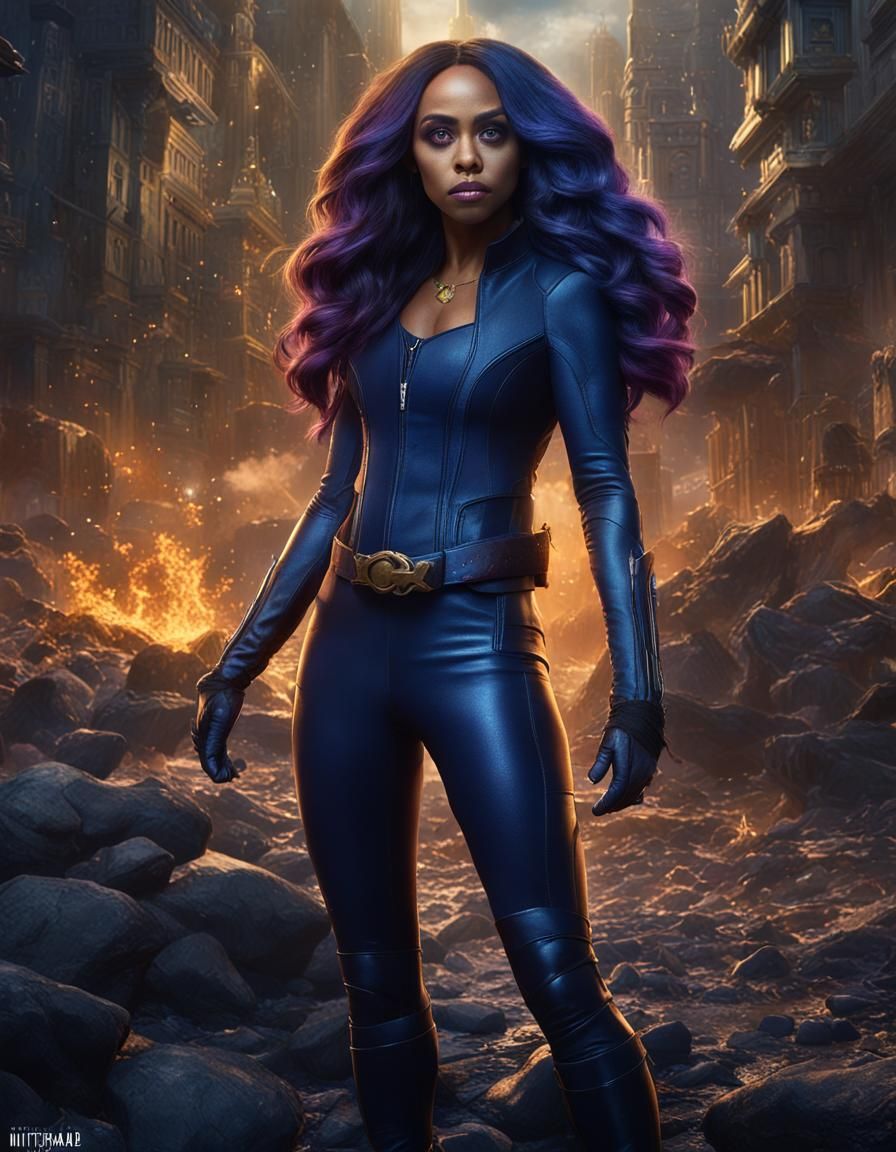 Vanessa Morgan as Nightshade: Cinematic Marvel Concept Art