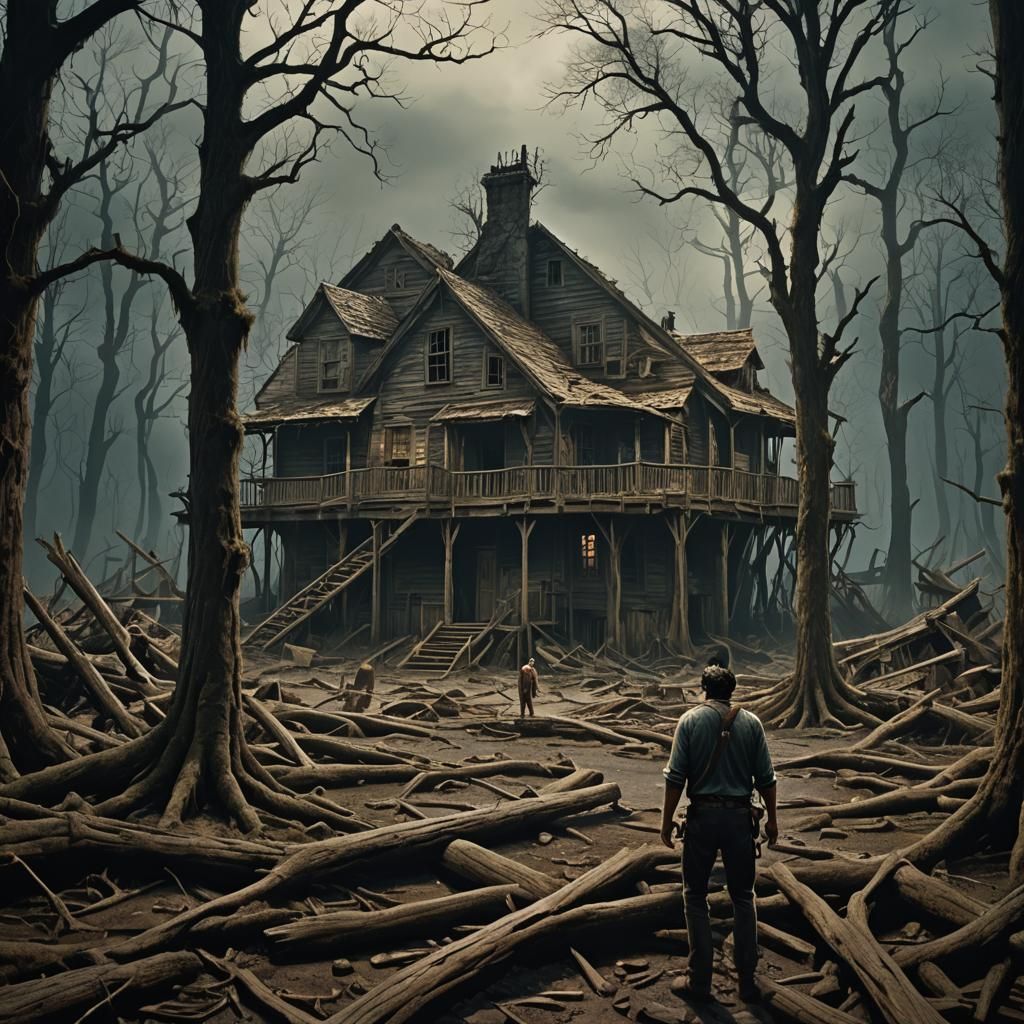 Evil Dead Inspired Digital Matte Painting
