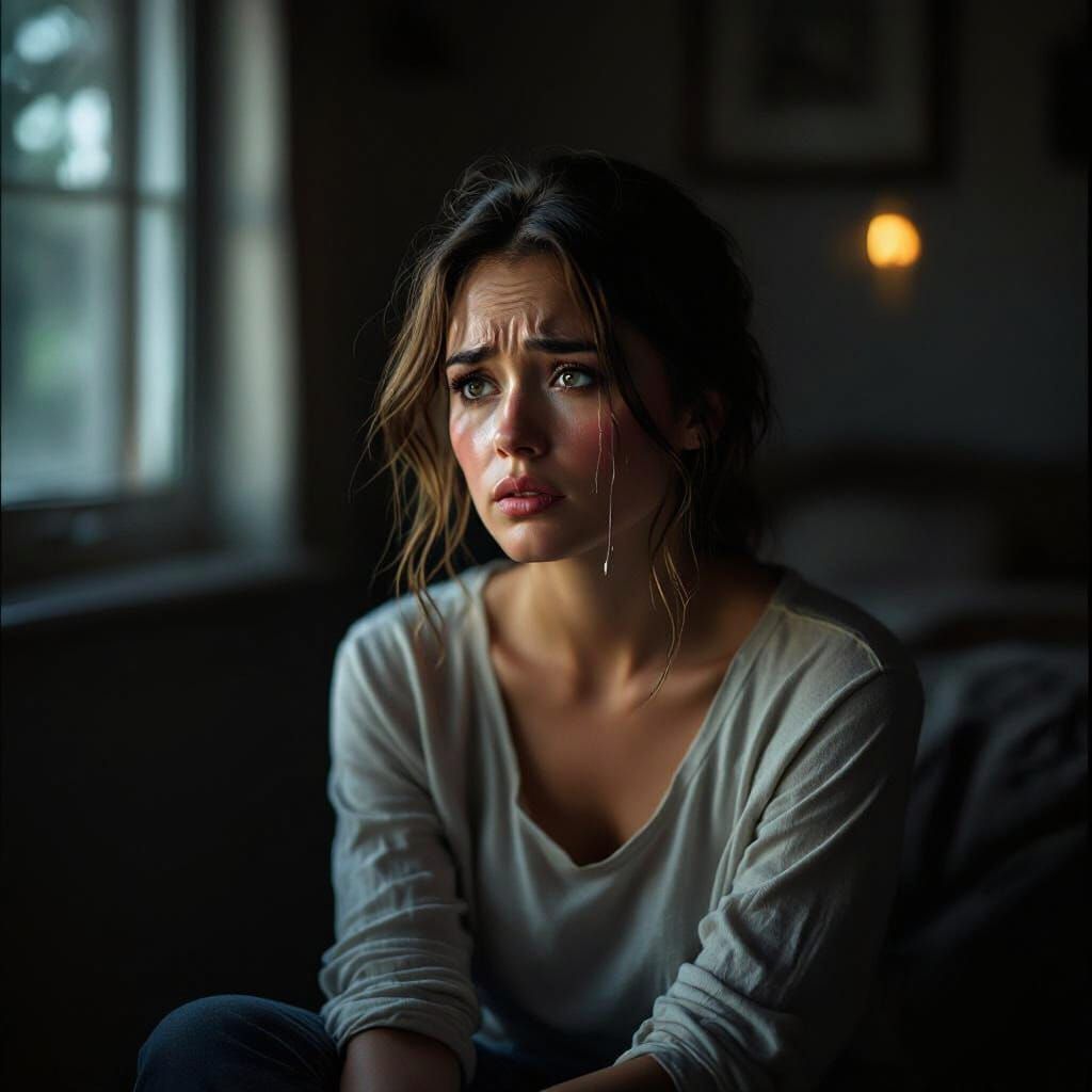 Silent Tears: A Portrait of Anguish in Cinematic Style