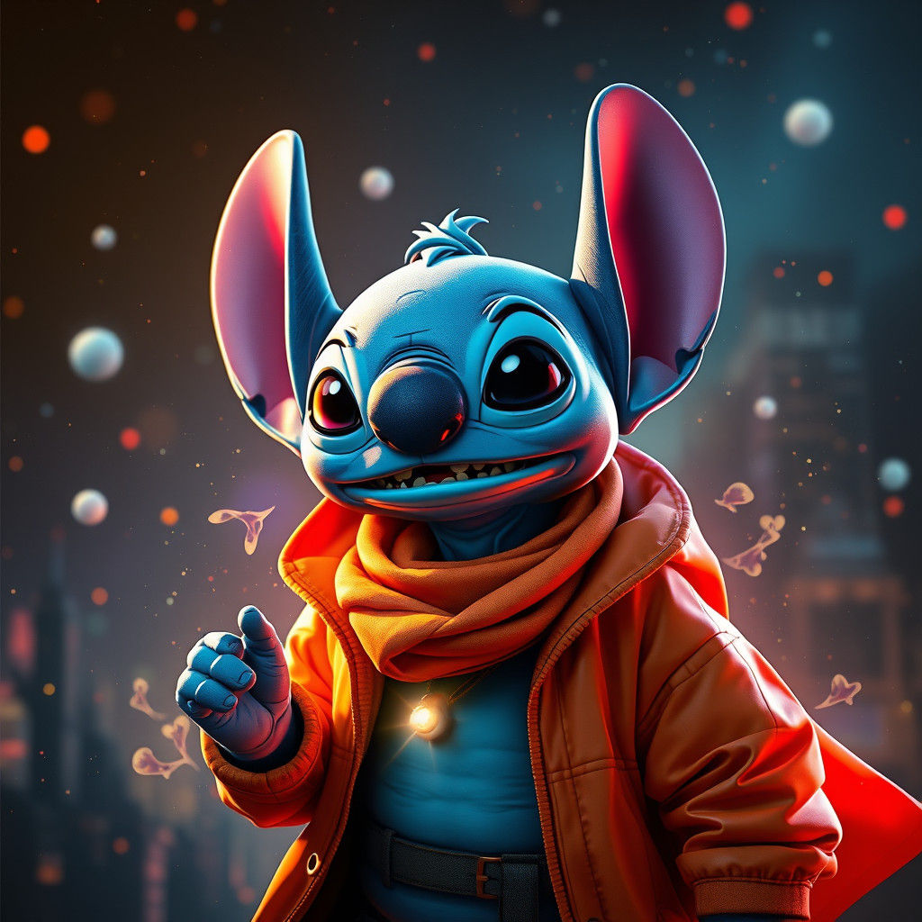 Stitch in the Future: Detailed Matte Painting