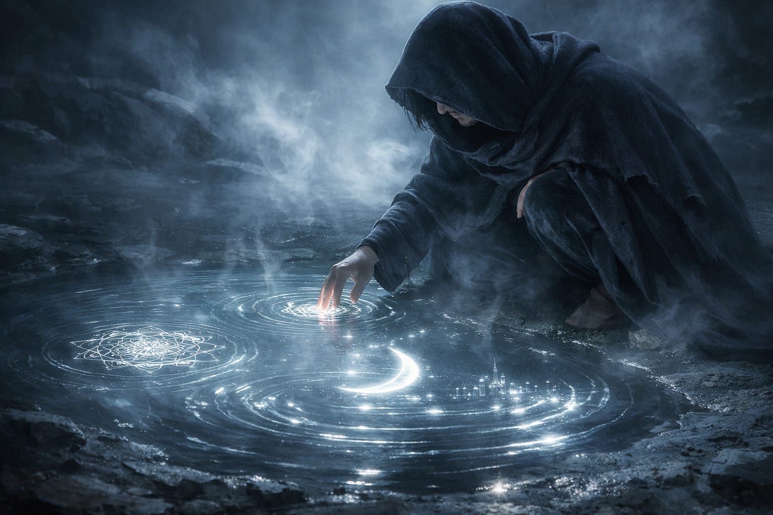 Figure Creates Images From Liquid Light