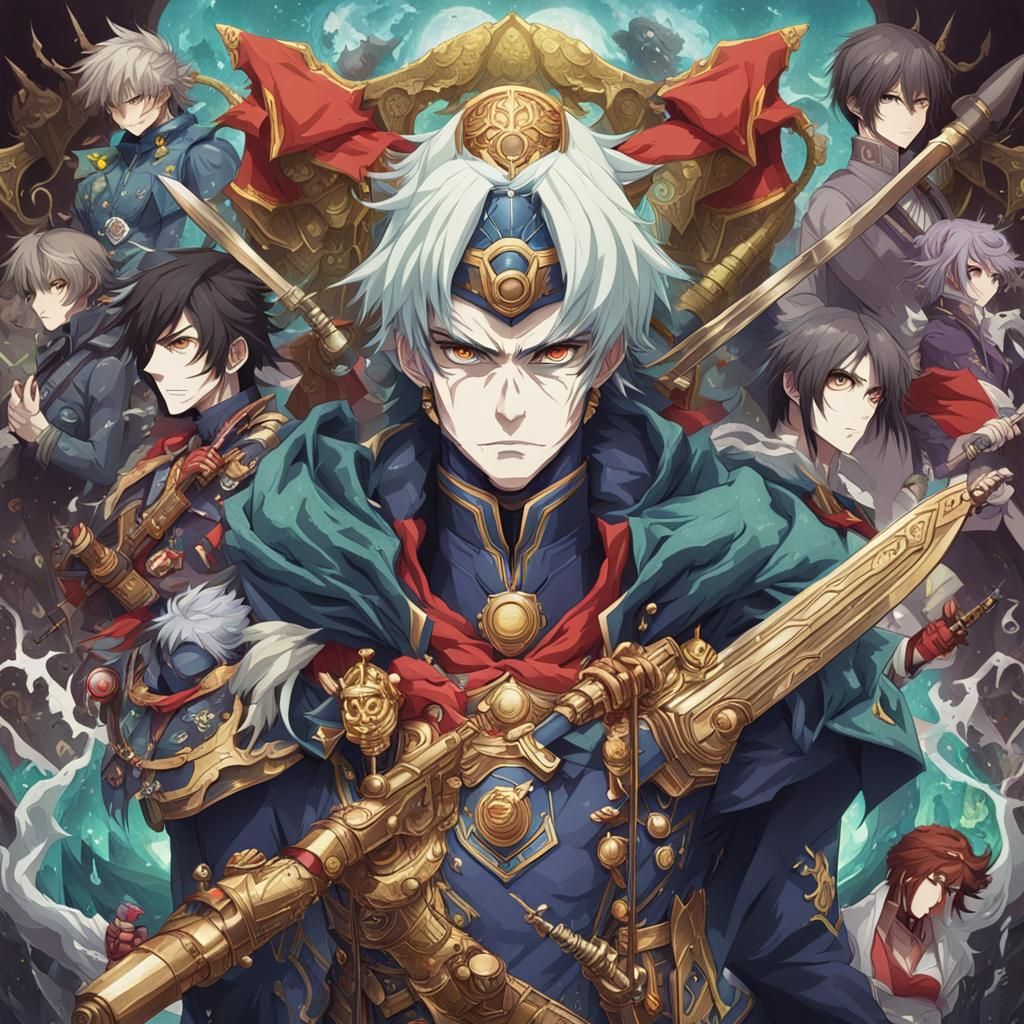 Anime Villains: Intricate Character Portraits