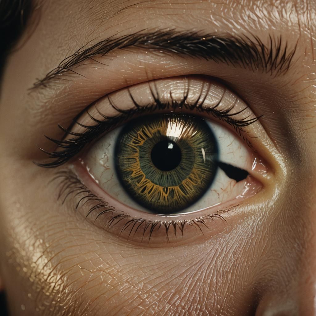 Cinematic Close-Up: Seth's Eye and Thoth Image