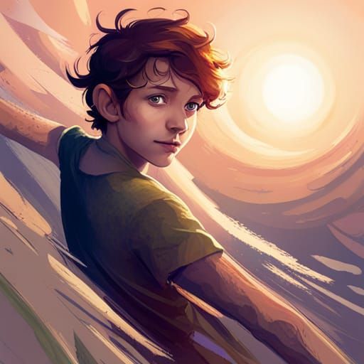 Peter Pan's Shadow: A Hyperdetailed Artstation Portrait