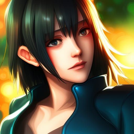 Intricate Anime Shadow Art in 16k Resolution