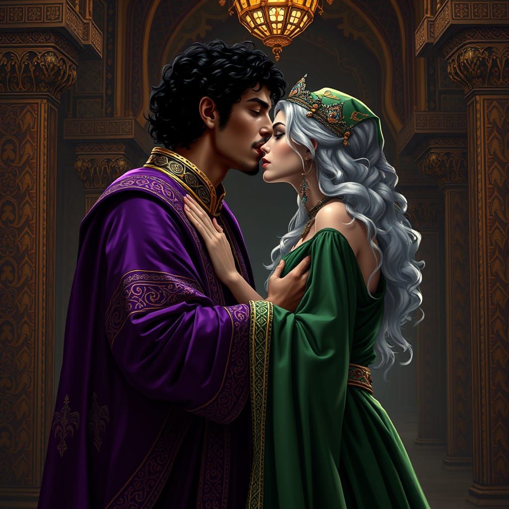 Arabian King and Magician: Ottoman Opulence in Dramatic Ligh...